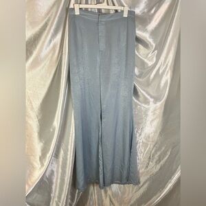 🖤Pretty Little Things Baby Blue Wide Leg Pants 2X NWT Tall